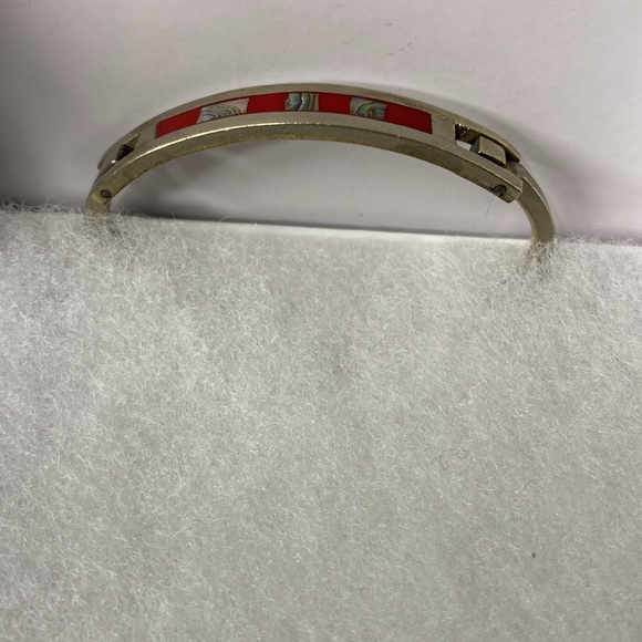 Mexican 825 silver, & Red Abalone bracelet - Picture 2 of 5